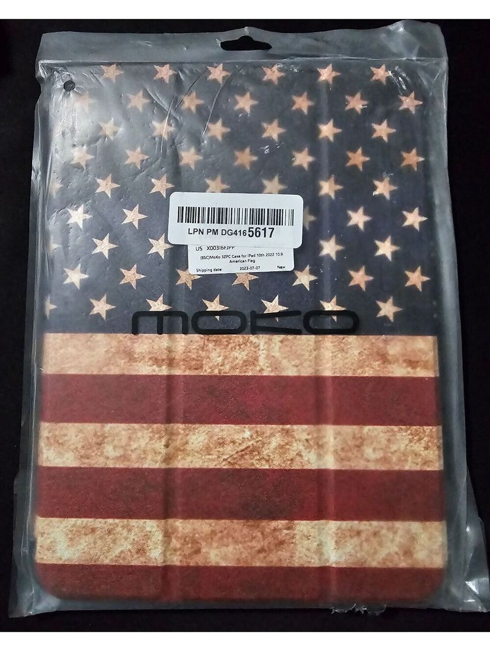 MoKo Case for Apple iPad Mini 6th Generation 2021 - American Flag Design
